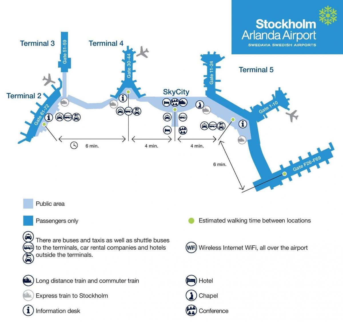 Stockholm, arlanda-karta