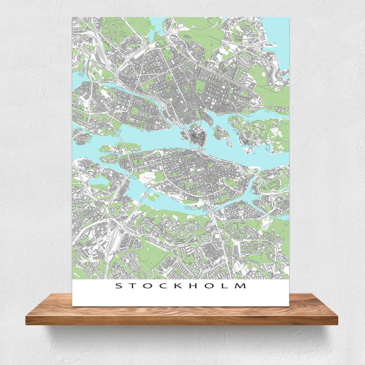 karta över Stockholm karta skriv ut