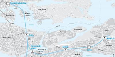 Karta nacka, Stockholm