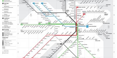 Karta över sl tunnelbanan