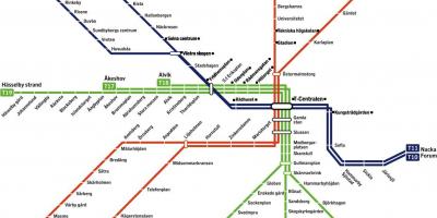 T centrala Stockholm karta