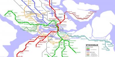Sverige tunnelbana karta