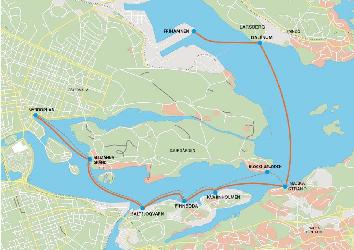 karta över frihamnen Stockholm