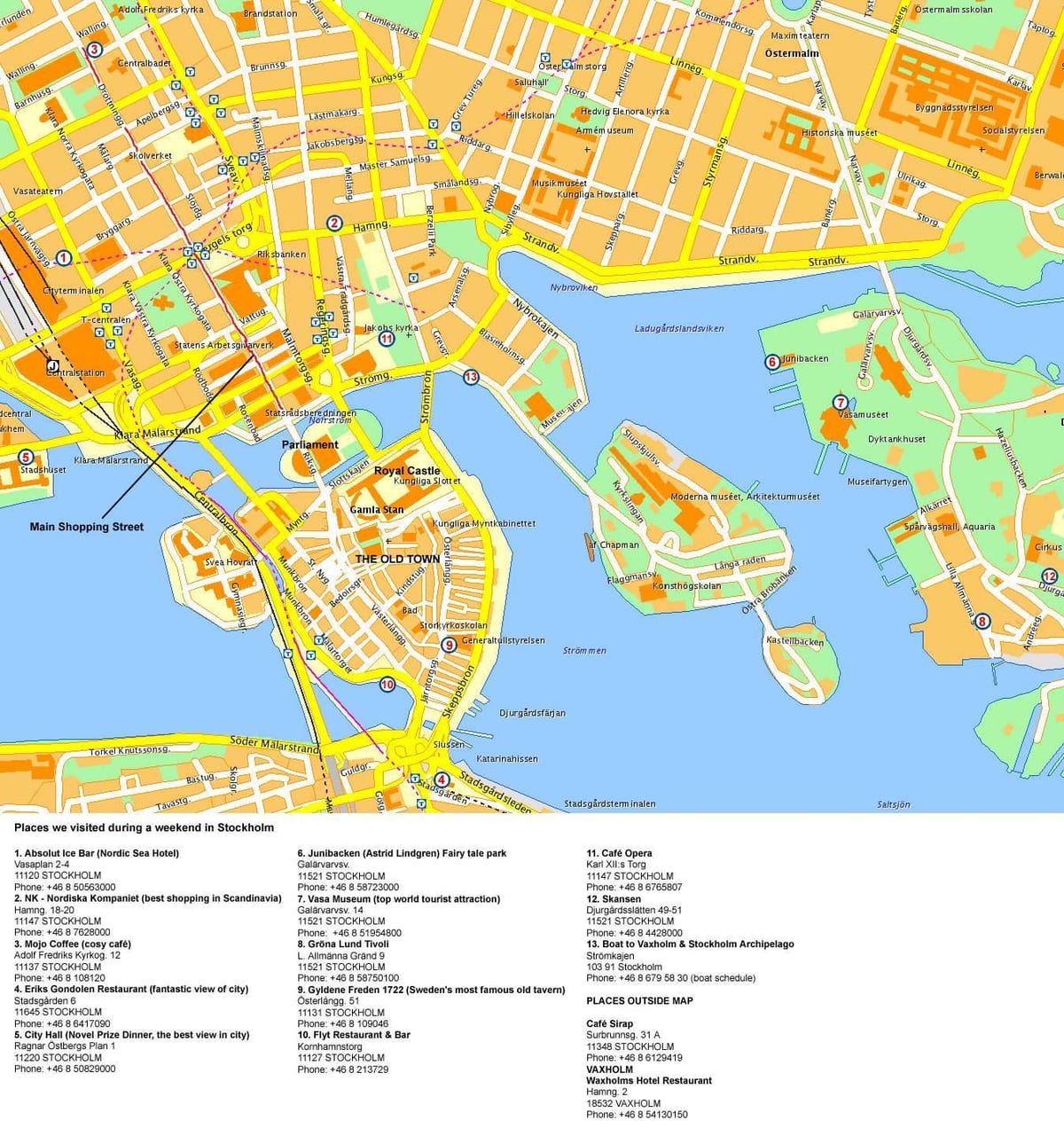 Stockholm center karta