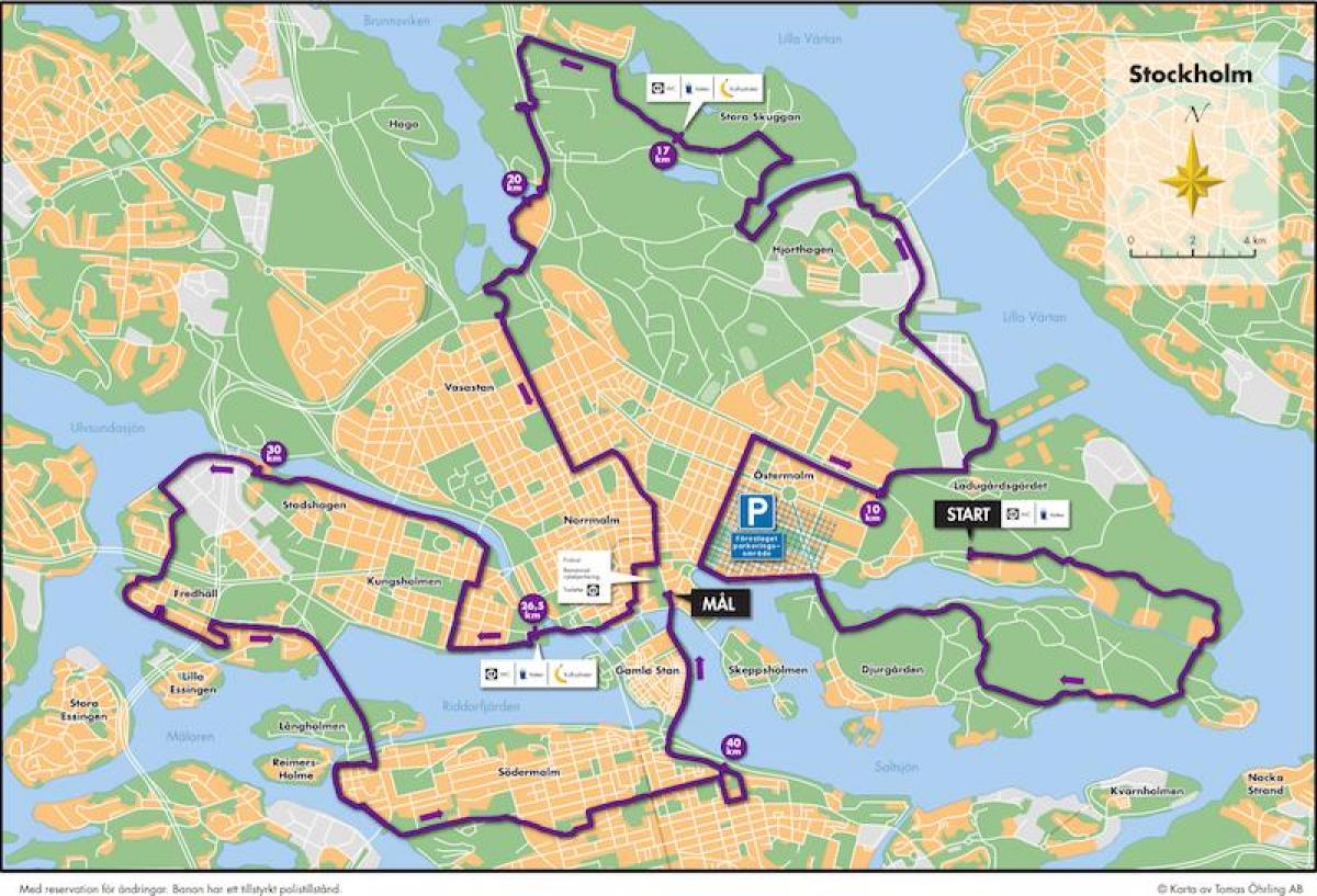 Stockholm cykel karta