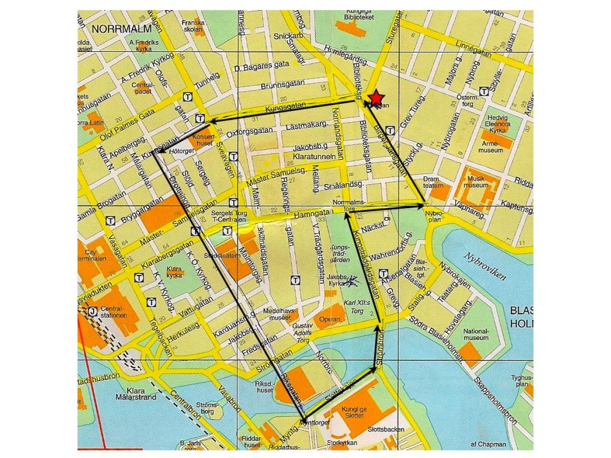 rundvandring Stockholm karta