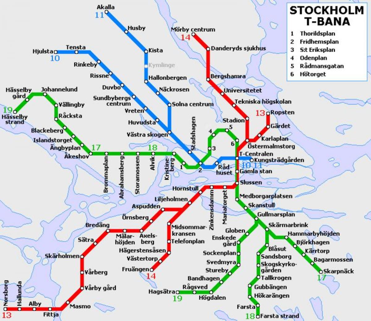 Stockholm t bahn karta