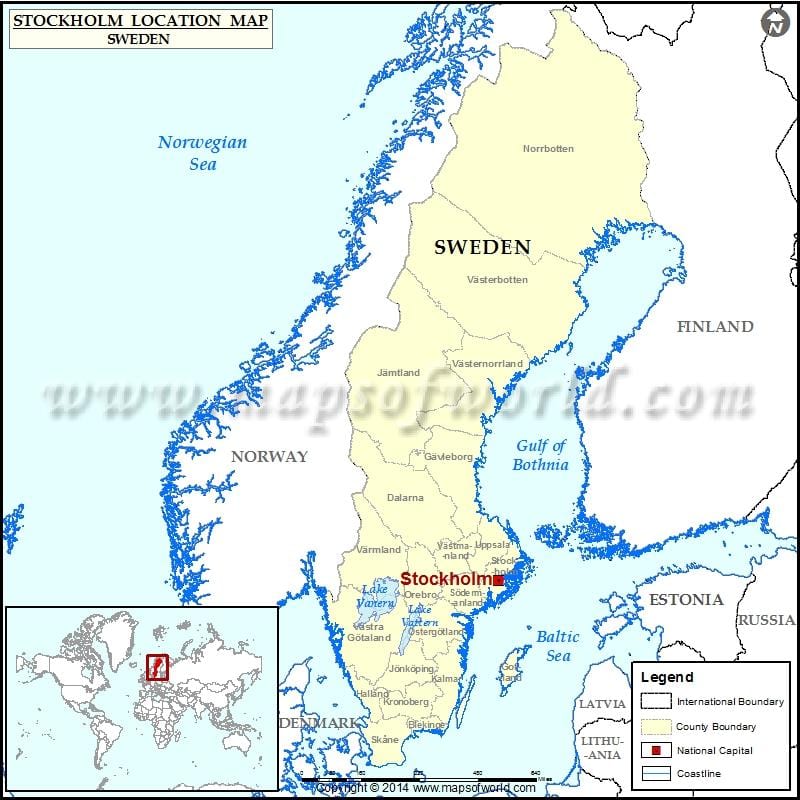 Stockholm på världskartan