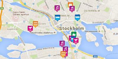 Karta över gay karta Stockholm