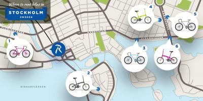 Stockholm city bikes karta