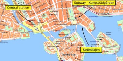 Stockholm central karta