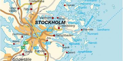 Stockholm Sverige karta city