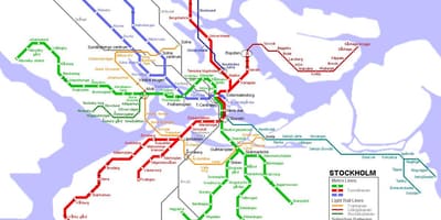 Karta tunnelbana Stockholm