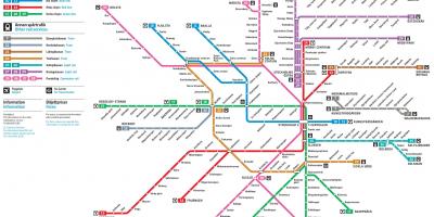 Stockholm metro karta